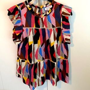 Color Block THML top